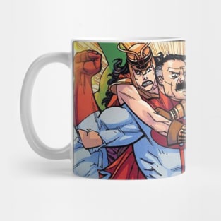 omni man vs guardian of the globe Mug